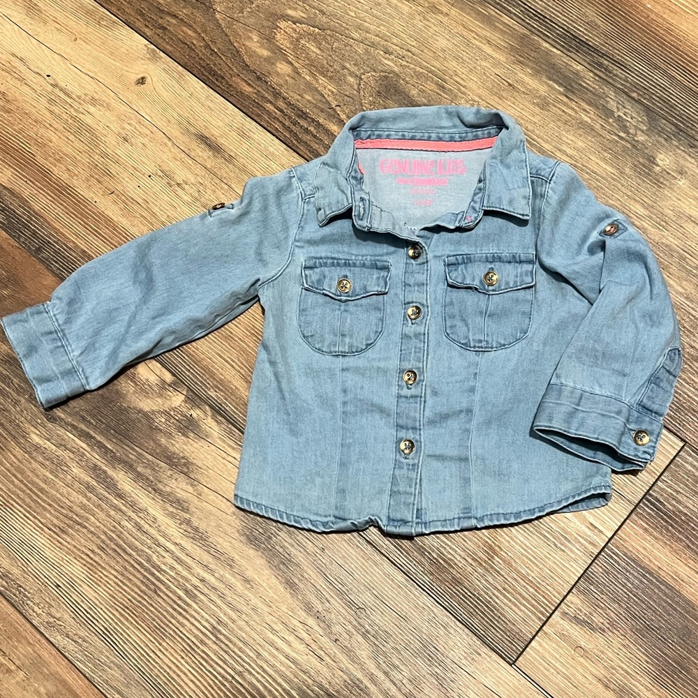 Baby Girl Jean Shirt